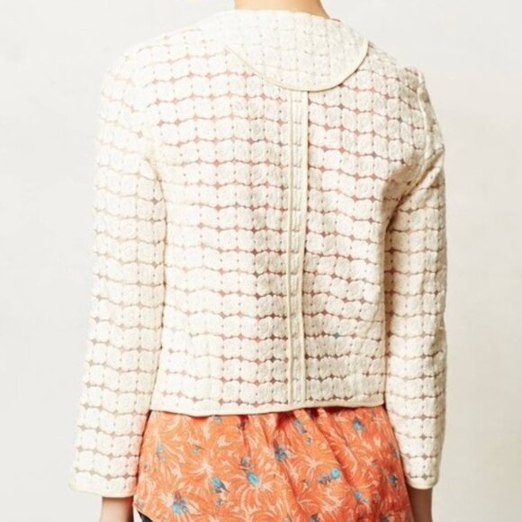 NWOT Anthropologie Lace Dress Topper Size M - Picture 2 of 3